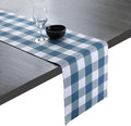 Native Fab Buffalo Checkered Plaid Table Runner, 100% Cotton, 13x108 Inches by NativeFab
