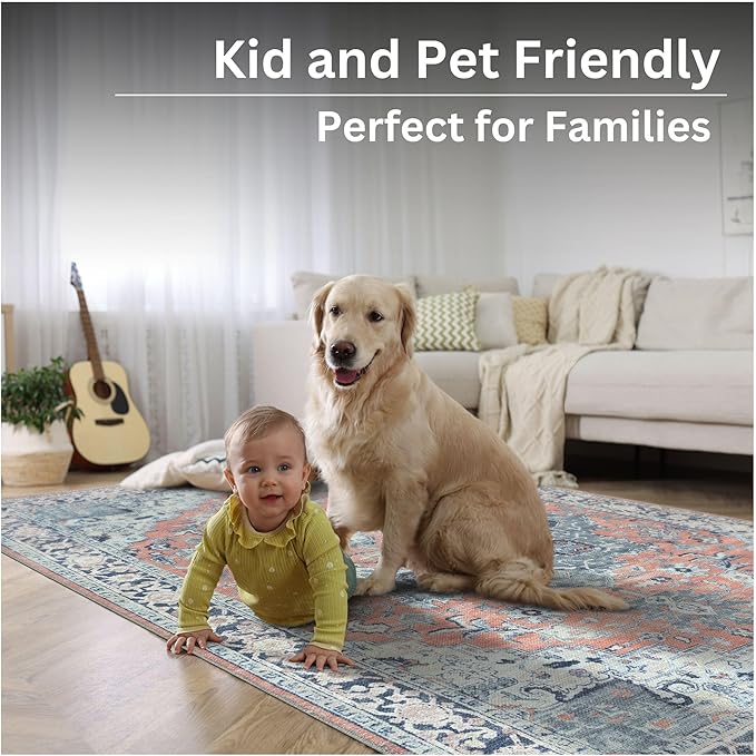 Bloom Rugs Washable Non-Slip 7 ft Runner - Image 10