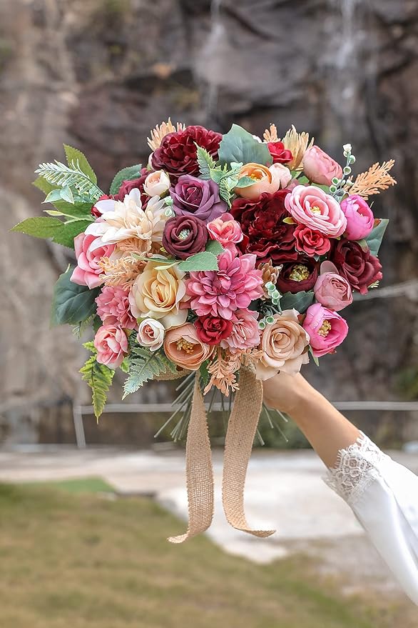 Serra Flora Artificial Flowers Combo Box Set Faux Flowers Bulk Flower Leaf - Image 4