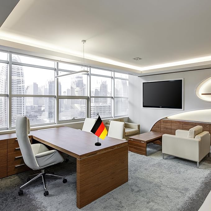 2 Pack Germany Desk Flag, Germanic Table Office Flag - Image 5