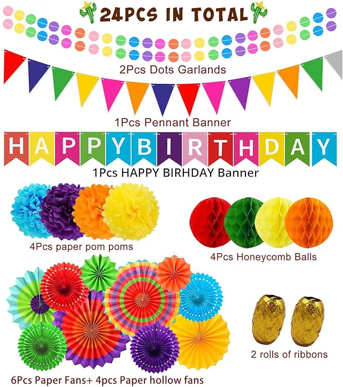 Colorful Birthday Decorations - Image 2