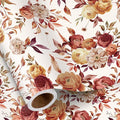 RUSPEPA Fall Floral Wrapping Paper Roll by RUSPEPA