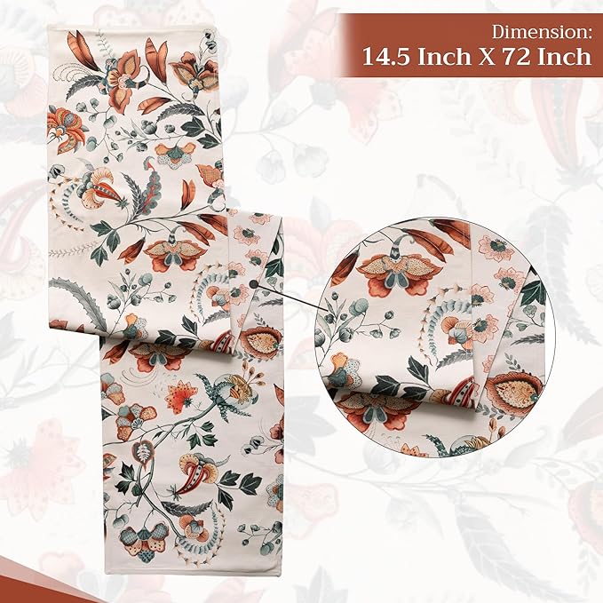 Maison d' Hermine Table Runner 100% Cotton Single Layer Table Runners 72 inches - Image 4