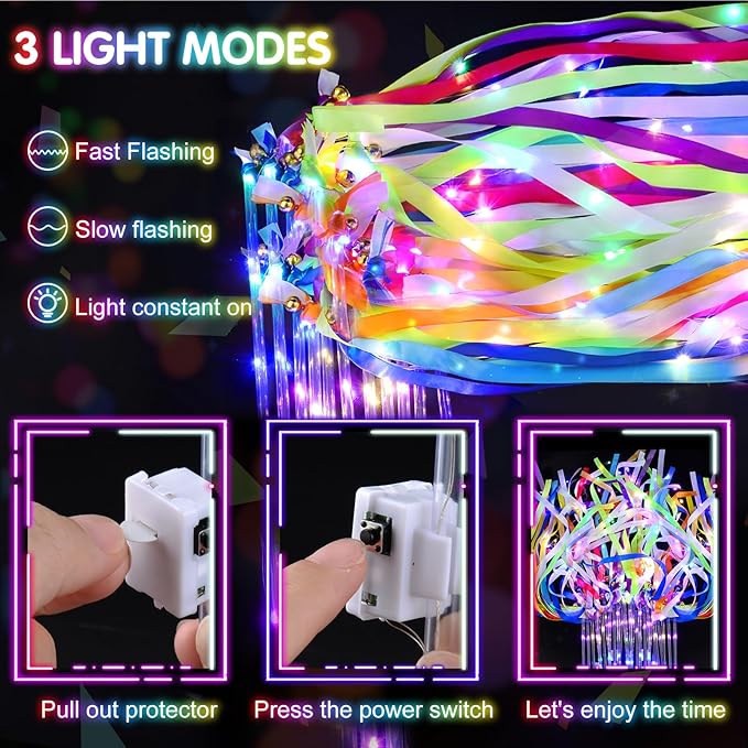 100 PCS Light Up Wands for Wedding, Wedding Favors - Image 4