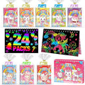 ZMLM Rainbow Scratch Party Favors Kids: Birthday Gifts Toy Bulk Scratch Art by ZMLM