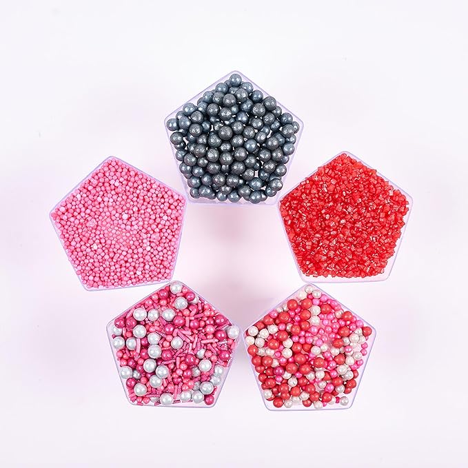 Confect Casino Night Sprinkles Mix – Silver Disco Balls, Parties & Baking Decor - Image 6