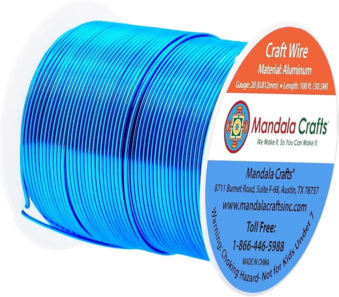 Mandala Crafts 20 Gauge Anodized Aluminum Craft Wire - Image 2