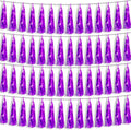4P Purple Foil Fringe Metallic Streamers Banner Tassel Garland by HYSILLA