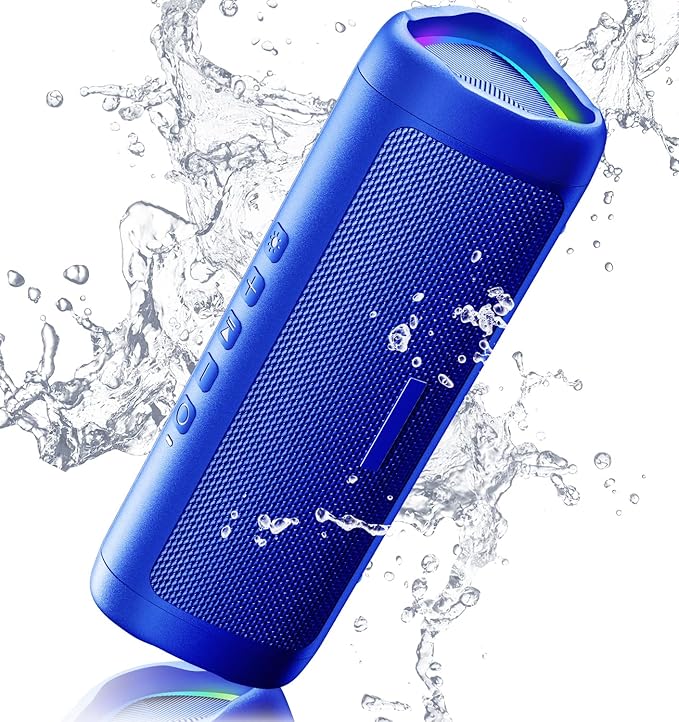 Bluetooth Speaker with HD Sound, Portable Wireless, IPX5 Waterproof, TWS Pairing by BolaButty