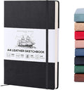Beechmore Books A4 Sketchbook – 8.5x11 Premium Vegan Leather Bound Large Sketch by BeechmoreBooks