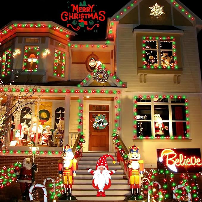 YEGUO 200 LED 66ft Christmas Lights Outdoor Waterproof - Image 9