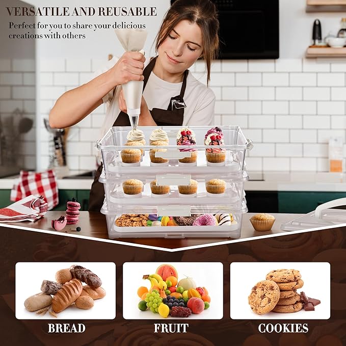 ARC 3-Tiers Cupcake Carrier - Image 5