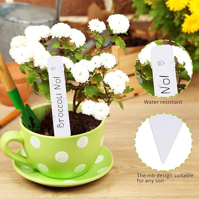 Plant Labels 4 Inch 300Pcs Plastic Plant Name Tags - Image 4