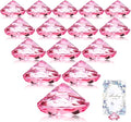 Boao 24 Pack Diamond Place Card Holders Acrylic Table Number Holder Card Stands by Boao