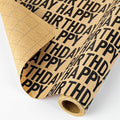 Yarcony Birthday Kraft Wrapping Paper Roll, Mens Gift Wrapping Paper by Atyarconywecreategiftwrappingpaperthatmakeseverypresentfeelextraspecialourdesignsblendstyleandqualityturningbirthdayschristmasandalloflife%E2%80%99scelebrationsintomomentstoremember