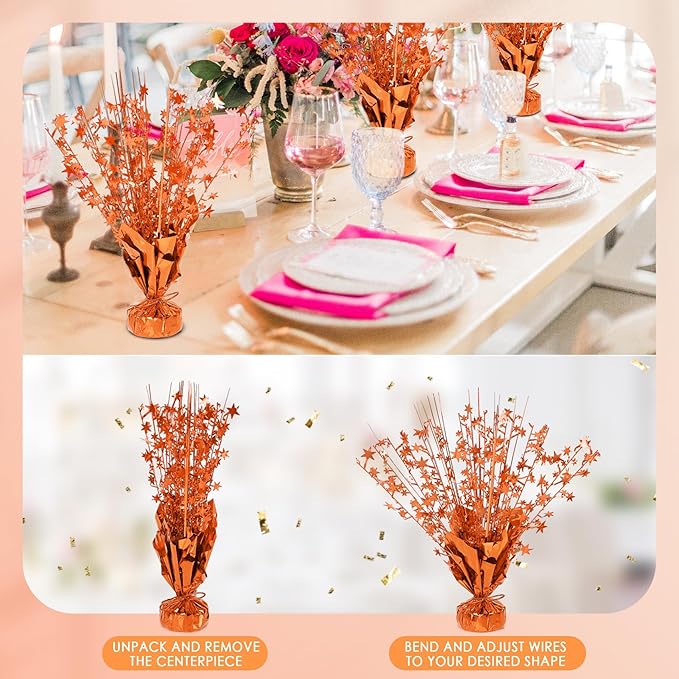 6 Pack Star Table Centerpieces for Party, Birthday Table Decorations for Kids - Image 2