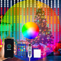 HXWEIYE 300LED Fairy Curtain Lights, 9.8x9.8Ft USB Plug-in 8 Modes Christmas by LightUpYourHomewHXWEIYE