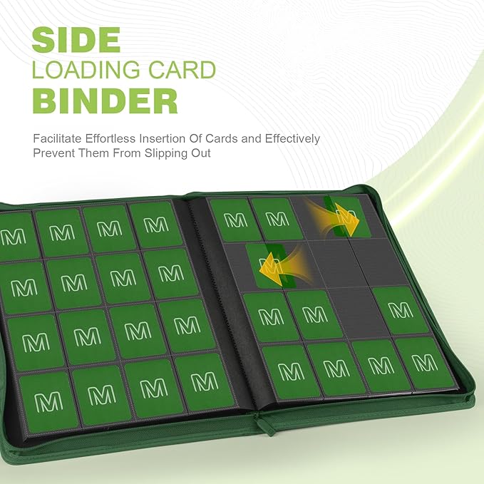 Premium Card Binder 16 Pocket, Trading Card Binder Holds up to 1000+Cards - Image 3