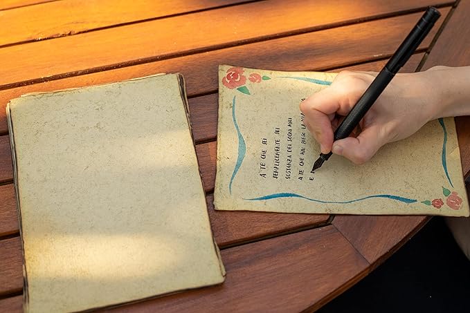 Wanderings Handmade Vintage Deckle Edge Blank Paper - Image 2
