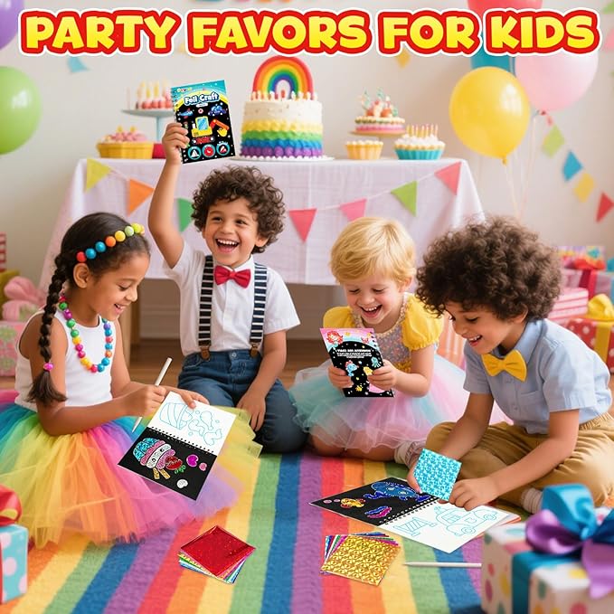 FUNNYB&G Foil Art Party Favors for Kids - Image 4