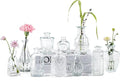 Vintage Small Vases for Flowers Set of 10, Mini Bud Vases for Flowers, Wedding by PURVONNIE