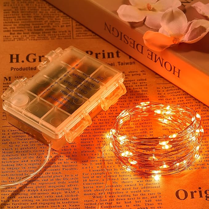 4 Pack 32.8 Ft. Battery Operated Outdoor String Lights - Image 5