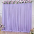 10x10ft Purple Tulle Backdrop Curtain by Partisky