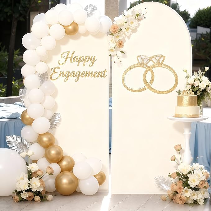 6FT Ivory Arch Cover - Image 5