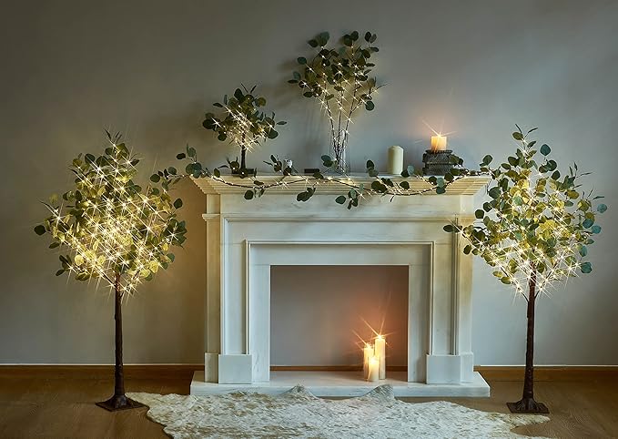 LITBLOOM Lighted Eucalyptus Branches 24IN 36 LED - Image 2