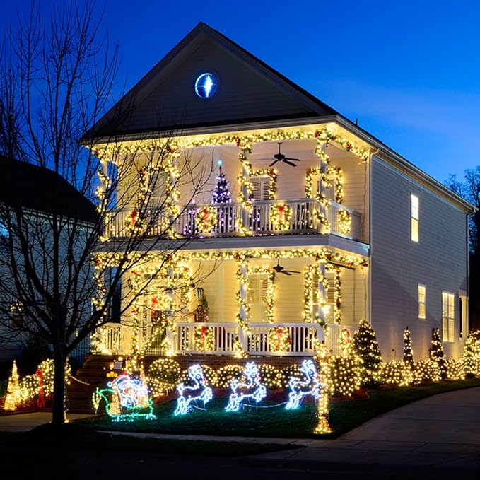 Battery Operated Christmas Lights - 16ft 50 LED String Lights - Image 9