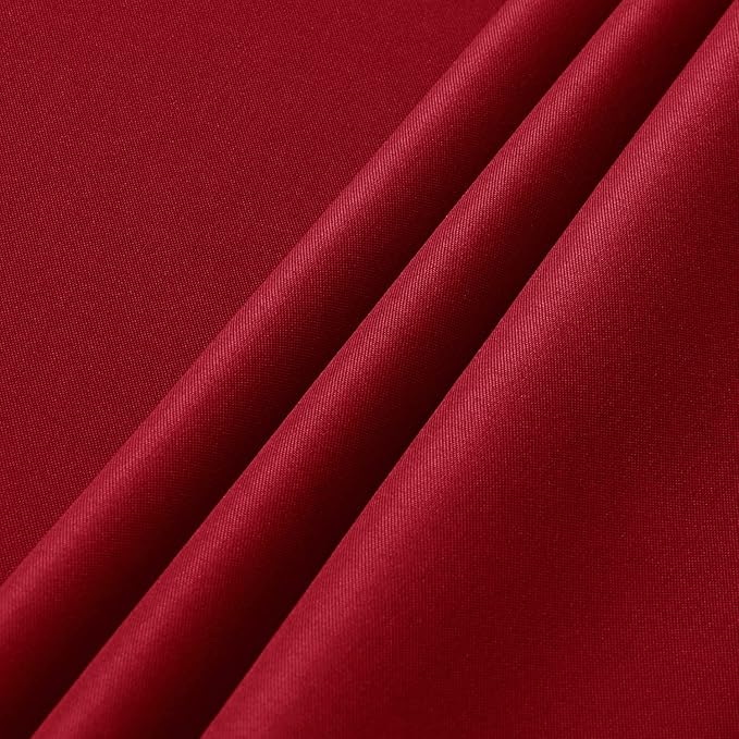sancua 2 Pack Red Tablecloth 60 x 102 Inch, Rectangle 6 Feet Table Cloth - Image 6