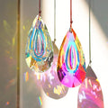 HDCRYSTALGIFTS Set 2, 89mm/3.5in Crystals Prisms Suncatcher by HDCRYSTALGIFTS