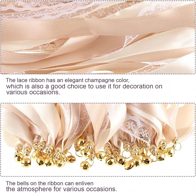 Sumind 40 Pieces Ribbon Wedding Streamers - Image 2