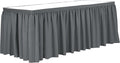 Ultimate Textile Pleat Polyester Fabric Table Skirt by UltimateTextile