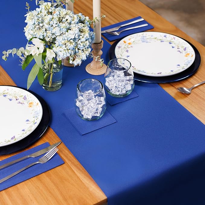 American Homestead Paper Table Runner Roll - 78 ft. Disposable Linen-Like Table - Image 2