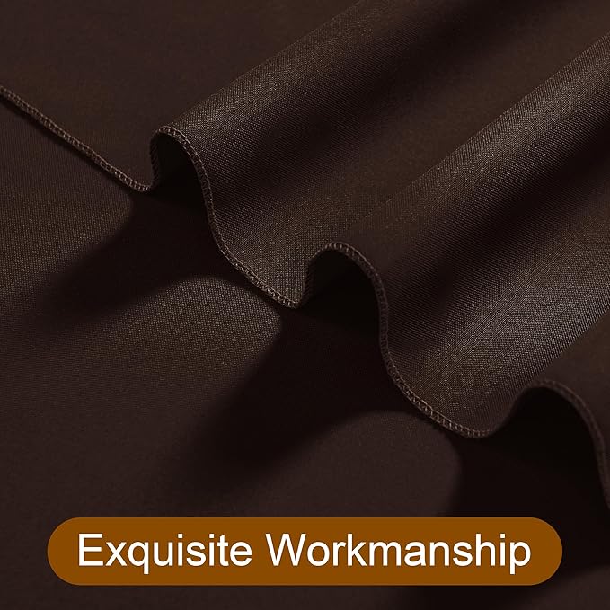 DWCN 10x8 FT Brown Backdrop Curtains - Image 4