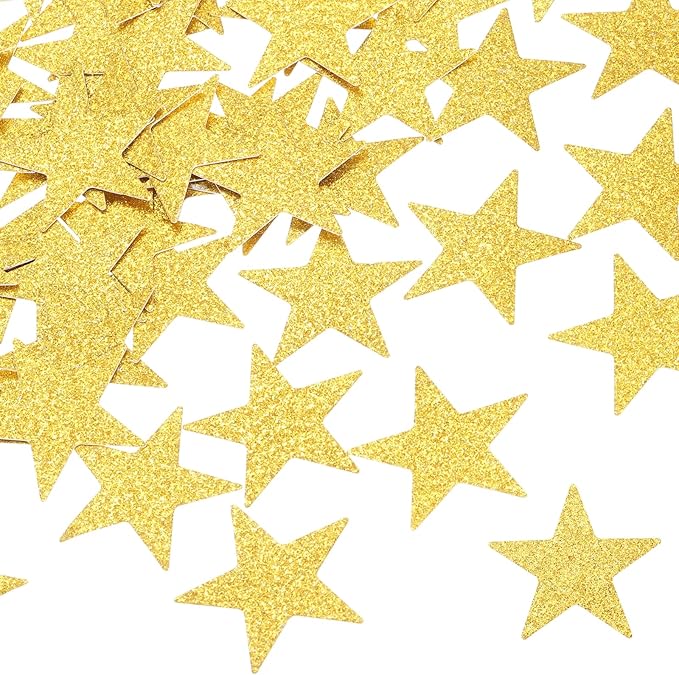MECCANIXITY 250Pcs Heart Confetti Glitter Confetti Table Confetti Decor by MECCANIXITY