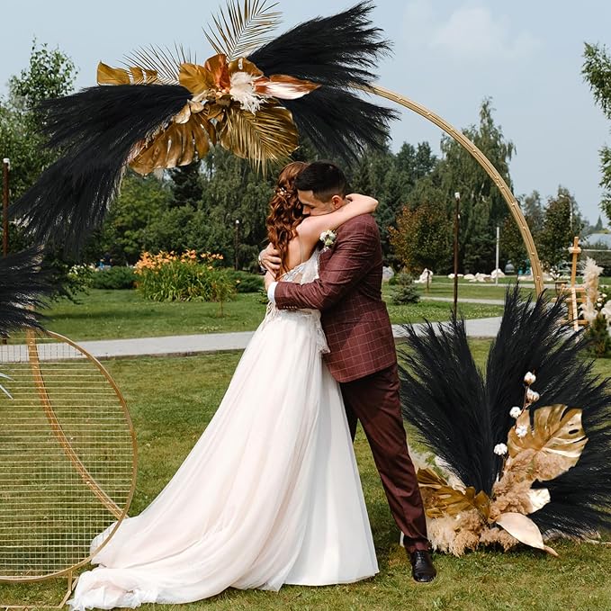 35" Faux Pampas Grass Decor - Image 2
