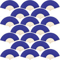 Aneco 18 Pieces Handheld Fans Cloth Hand Fans Bamboo Folding Fans by Aneco