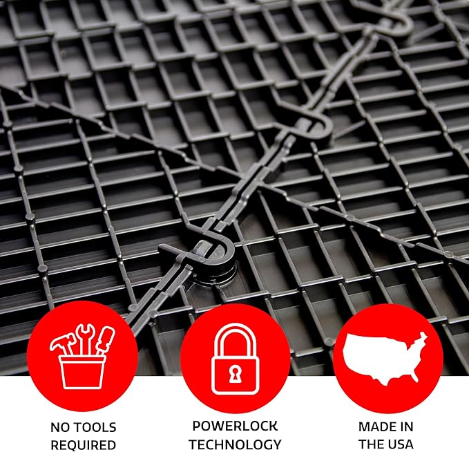 Big Floors 3X3RESMAPLE Modular Interlocking Lightweight Plastic Dance Floor Kit - Image 4
