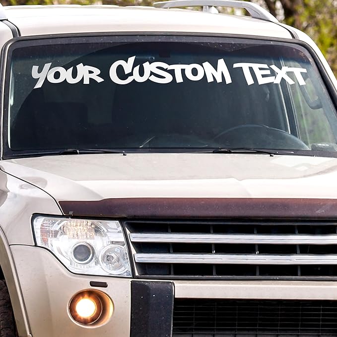 Custom Windshield Decal by ANewDecals