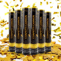 6 Pack Gold Confetti Poppers, 12 Inch Confetti Cannon Party Poppers Shooters by Zankubom