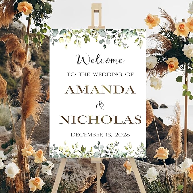 Welcome To Our Wedding Sign - Image 3