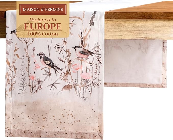 Maison d' Hermine Table Runner 100% Cotton Single Layer Table Runners 108 by MaisondHermine
