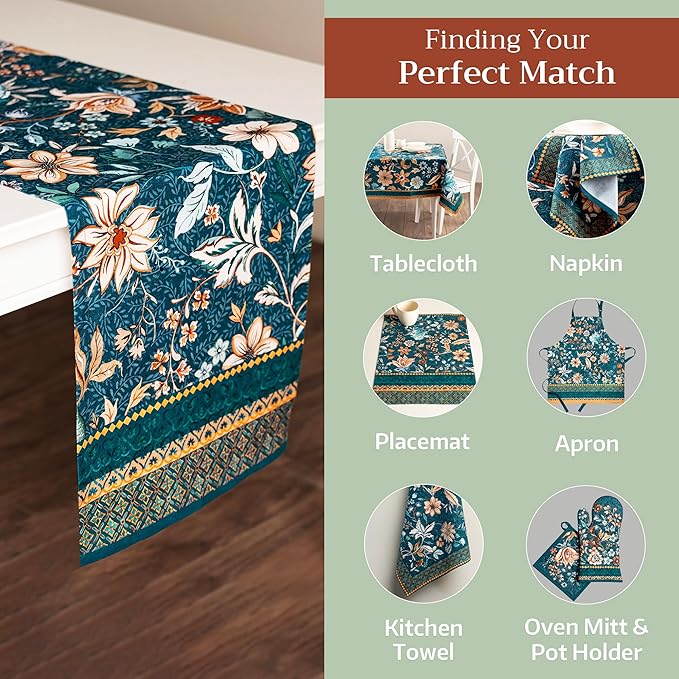 Maison d' Hermine Table Runner 100% Cotton Double Layer Table Runners 72 inches - Image 5