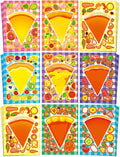 Aowplc 32 Sheets Make A Pizza Stickers by Aowplc
