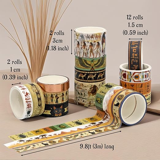 Mooker 16 Rolls Washi Tape Set - Image 3