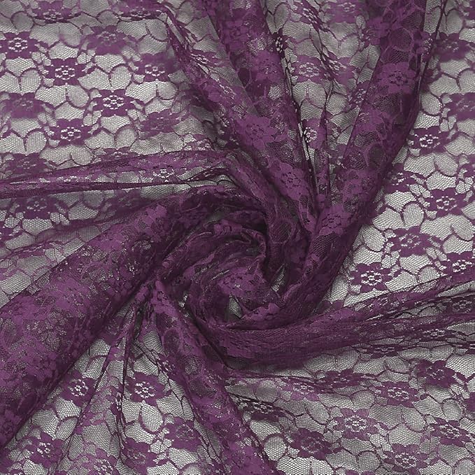 MDS Pack of 10 Wedding 12 x 108 inches Lace Table Runner - Image 7