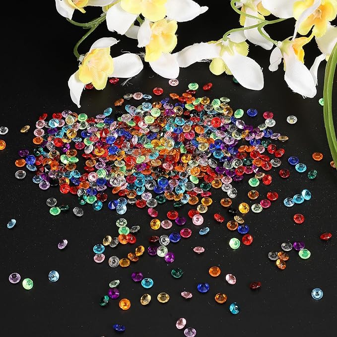 PATIKIL 10000 Pcs Wedding Table Scatter Confetti Crystals 4.5mm Acrylic - Image 5