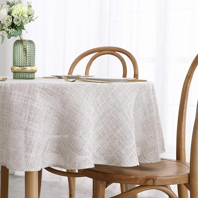 maxmill Flaxy Faux Linen Tablecloth - Image 2